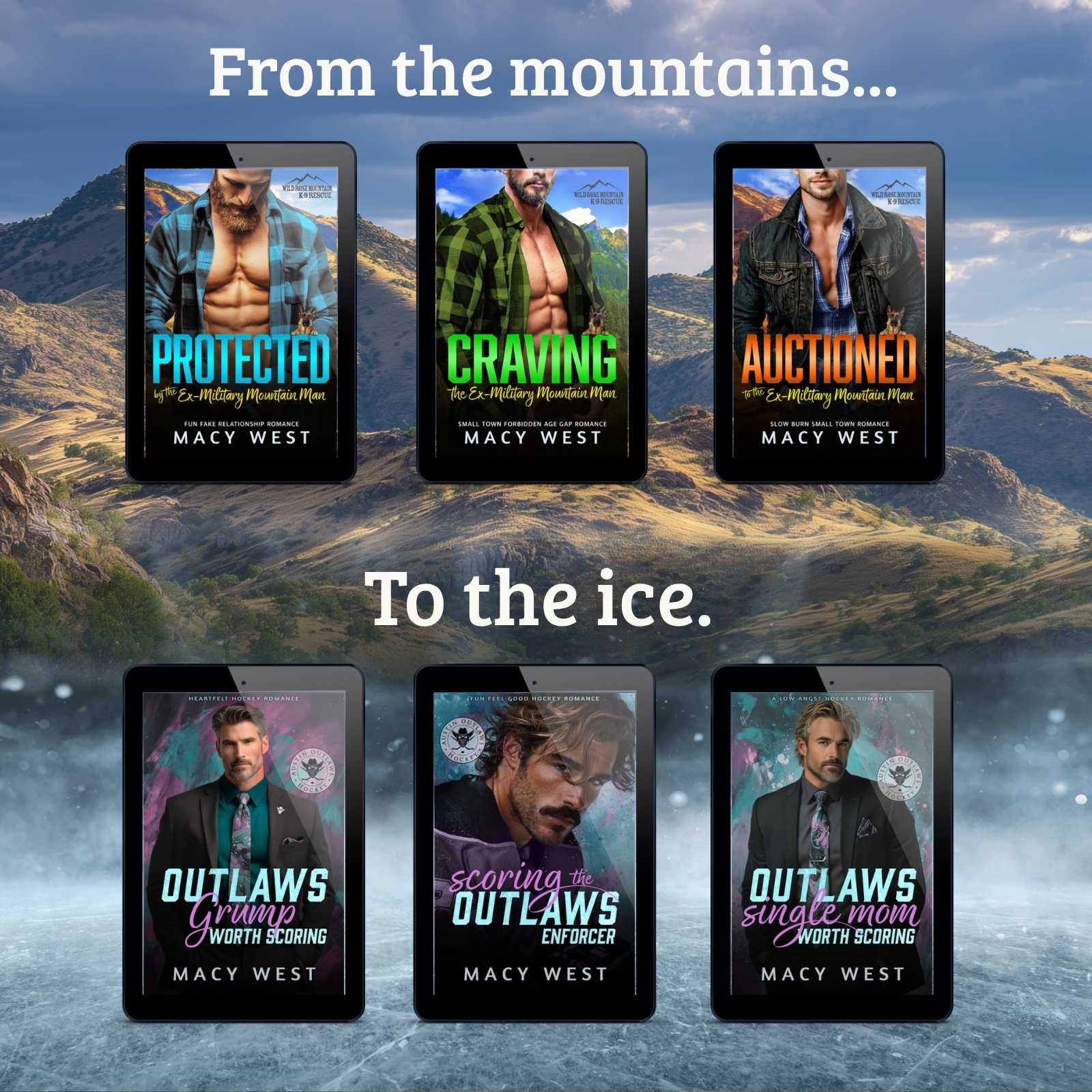From the mountains to the ice, Macy delivers heartfelt, fun romance.